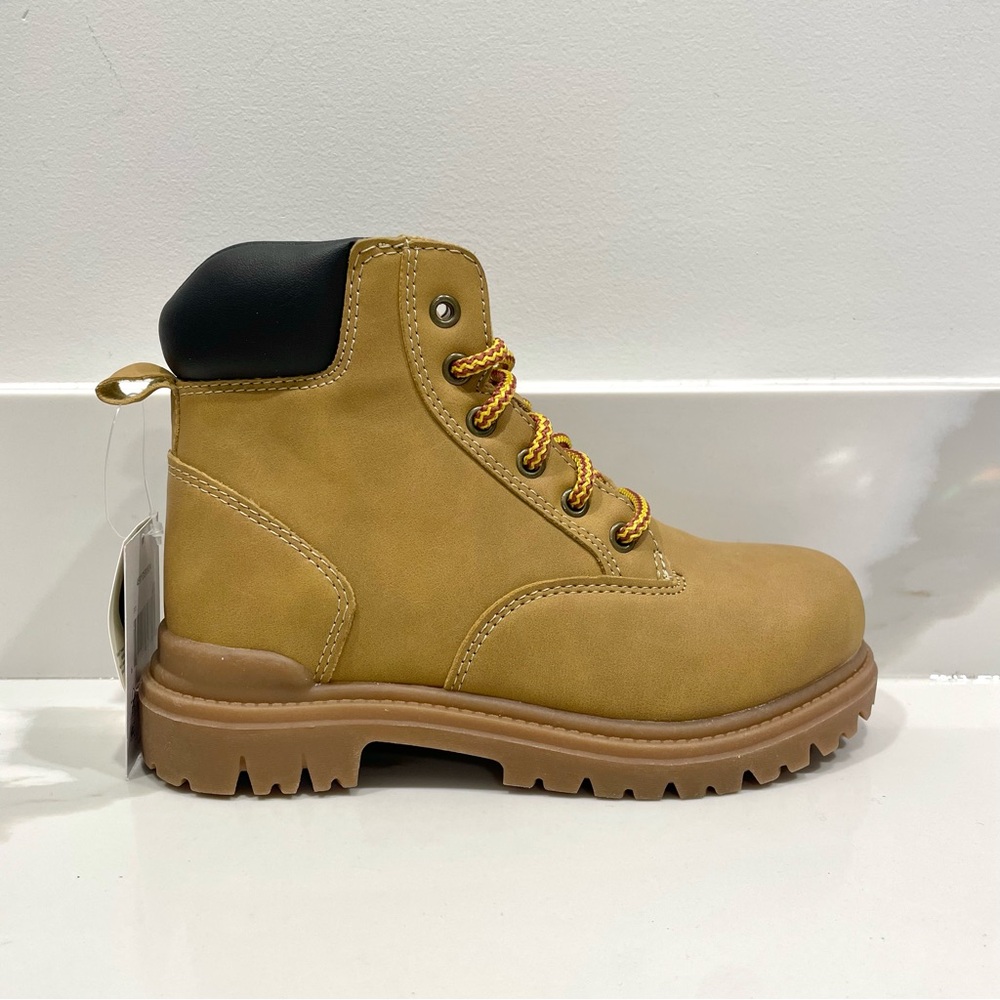 🟡2/$30 NEW George Tan Lace-Up Boots (size 13)
